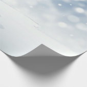 Cadeau Papier d'enveloppement de Noël blanc (Coin)