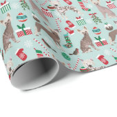 Cadeau Papier d'enveloppement de Noël chinois (Coin rond)