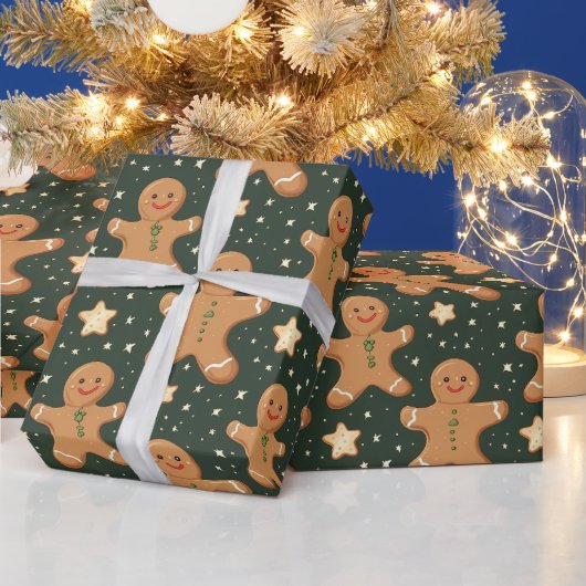 Cadeau Papier d'enveloppement de Noël classique (Vacances)