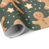 Cadeau Papier d'enveloppement de Noël classique (Coin rond)