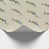 Cadeau Papier d'enveloppement de Noël de basse (Coin)