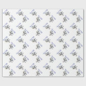 Cadeau Papier d'enveloppement de Noël de chèvre de nuit s (Plat)