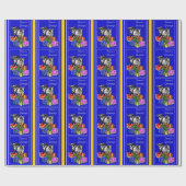 Cadeau Papier d'enveloppement de Noël de chèvres pygmées  (Plat)