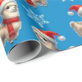 Cadeau Papier d'enveloppement de Noël de fabrication de l (Coin rond)