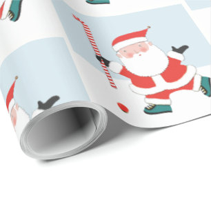 Cadeau Papier d'enveloppement de Noël de hockey sur gazon
