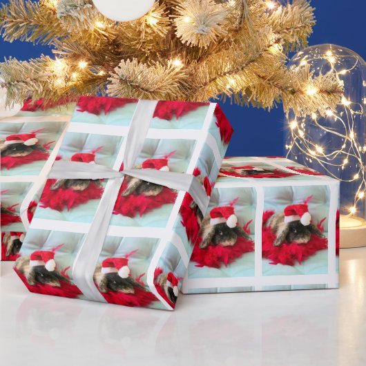 Cadeau Papier d'enveloppement de Noël de Holland Lop (Vacances)