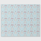 Cadeau Papier d'enveloppement de Noël de l'Arbre à chat m (Plat)