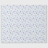 Cadeau Papier d'enveloppement de Noël de Pingouin (Plat)