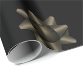 Cadeau Papier d'enveloppement de Noël des vaches classiqu (Coin rond)