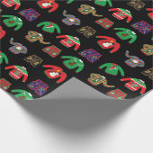 Cadeau Papier d'enveloppement de Noël doux (Coin)