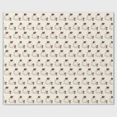 Cadeau Papier d'enveloppement de Noël écossais Terrier (Plat)