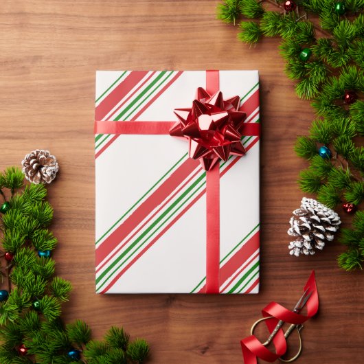 Cadeau Papier d'enveloppement de Noël en bande sucre de c (Cadeau de vacances)