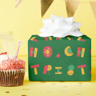 Cadeau Papier d'enveloppement de Noël festif