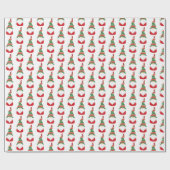 Cadeau Papier d'enveloppement de Noël Festin Gnome (Plat)