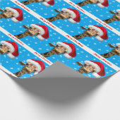 Cadeau Papier d'enveloppement de Noël Giraffe (Coin)