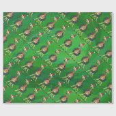 Cadeau Papier d'enveloppement de Noël Giraffe (Plat)