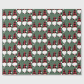 Cadeau Papier d'enveloppement de Noël Gnome (Plat)