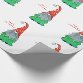 Cadeau Papier d'enveloppement de Noël Gnome (Coin)