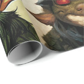 Cadeau Papier d'enveloppement de Noël Goblin (Coin rond)