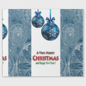 Cadeau Papier d'enveloppement de Noël Joyeux Noël (Plat)