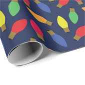 Cadeau Papier d'enveloppement de Noël léger (Coin rond)