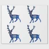 Cadeau Papier d'enveloppement de Noël Mandala (Plat)