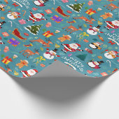 Cadeau Papier d'enveloppement de Noël mignon (Coin)