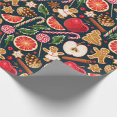 Cadeau Papier d'enveloppement de Noël mignon (Coin)