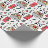 Cadeau Papier d'enveloppement de Noël mignon (Coin)