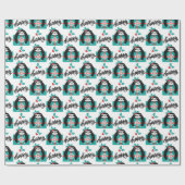 Cadeau Papier d'enveloppement de Noël mignon (Plat)
