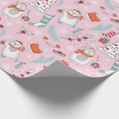 Cadeau Papier d'enveloppement de Noël mignon (Coin)