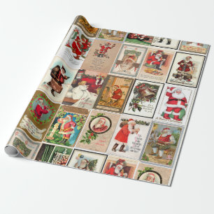 Cadeau Papier d'enveloppement de Noël père Noël