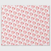 Cadeau Papier d'enveloppement de Noël Père Noël (Plat)