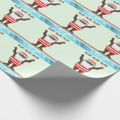 Cadeau Papier d'enveloppement de Noël Père Noël (Coin)