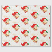 Cadeau Papier d'enveloppement de Noël Père Noël (Plat)