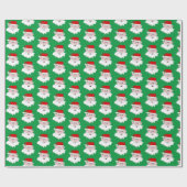 Cadeau Papier d'enveloppement de Noël père Noël (Plat)