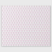 Cadeau Papier d'enveloppement de Noël Pink Preppy (Plat)
