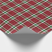 Cadeau Papier d'enveloppement de Noël plaqué parties scin (Coin)