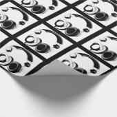 Cadeau Papier d'enveloppement de Noël Pop Art Headphone (Coin)