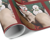 Cadeau Papier d'enveloppement de Noël pour animaux de com (Coin rond)