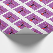 Cadeau Papier d'enveloppement de Noël pour chats de renne (Coin)