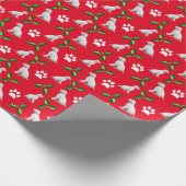 Cadeau Papier d'enveloppement de Noël pour chien de boxe (Coin)