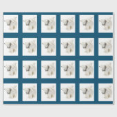 Cadeau Papier d'enveloppement de Noël pour maman et bébé  (Plat)