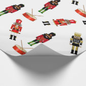 Cadeau Papier d'enveloppement de Noël pour noisette noire (Coin)