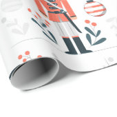 Cadeau Papier d'enveloppement de Noël pour Noisette orang (Coin rond)