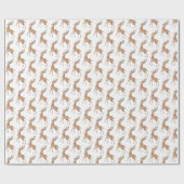 Cadeau Papier d'enveloppement de Noël pour rennes d'aquar (Plat)