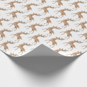 Cadeau Papier d'enveloppement de Noël pour rennes d'aquar (Coin)