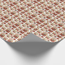 Papier d'enveloppement de Noël pour rétrificateur