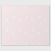 Cadeau Papier d'enveloppement de Noël rose (Plat)
