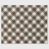 Cadeau Papier d'enveloppement de Noël rustique (Plat)